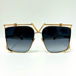 Valentino VLS 116A Rose Gold With Grey Lenses Sunglasses